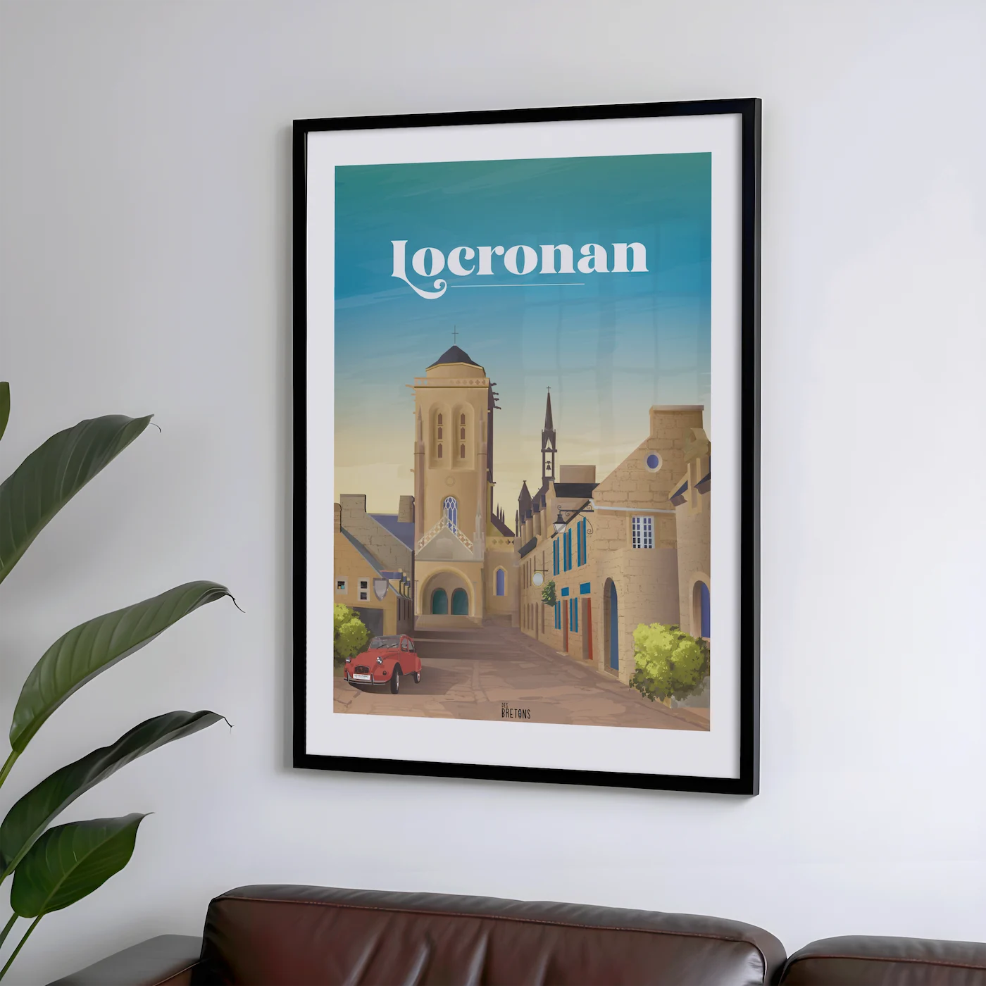 affiche Locronan Bretagne