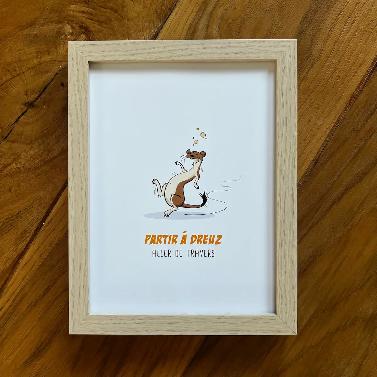 illustration partir à Dreuz