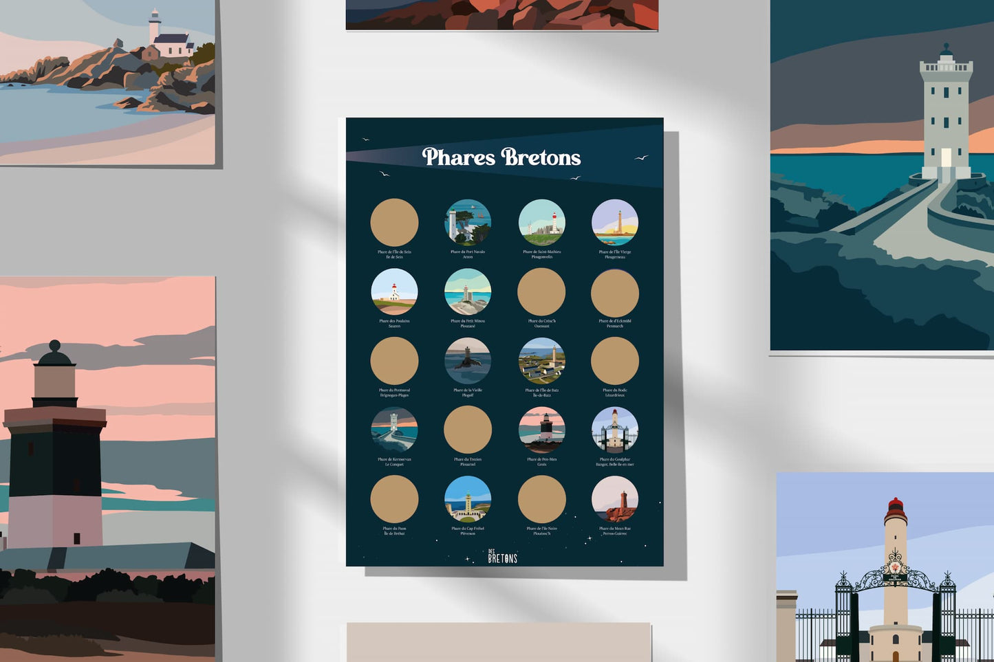 affiches phares en bretagne