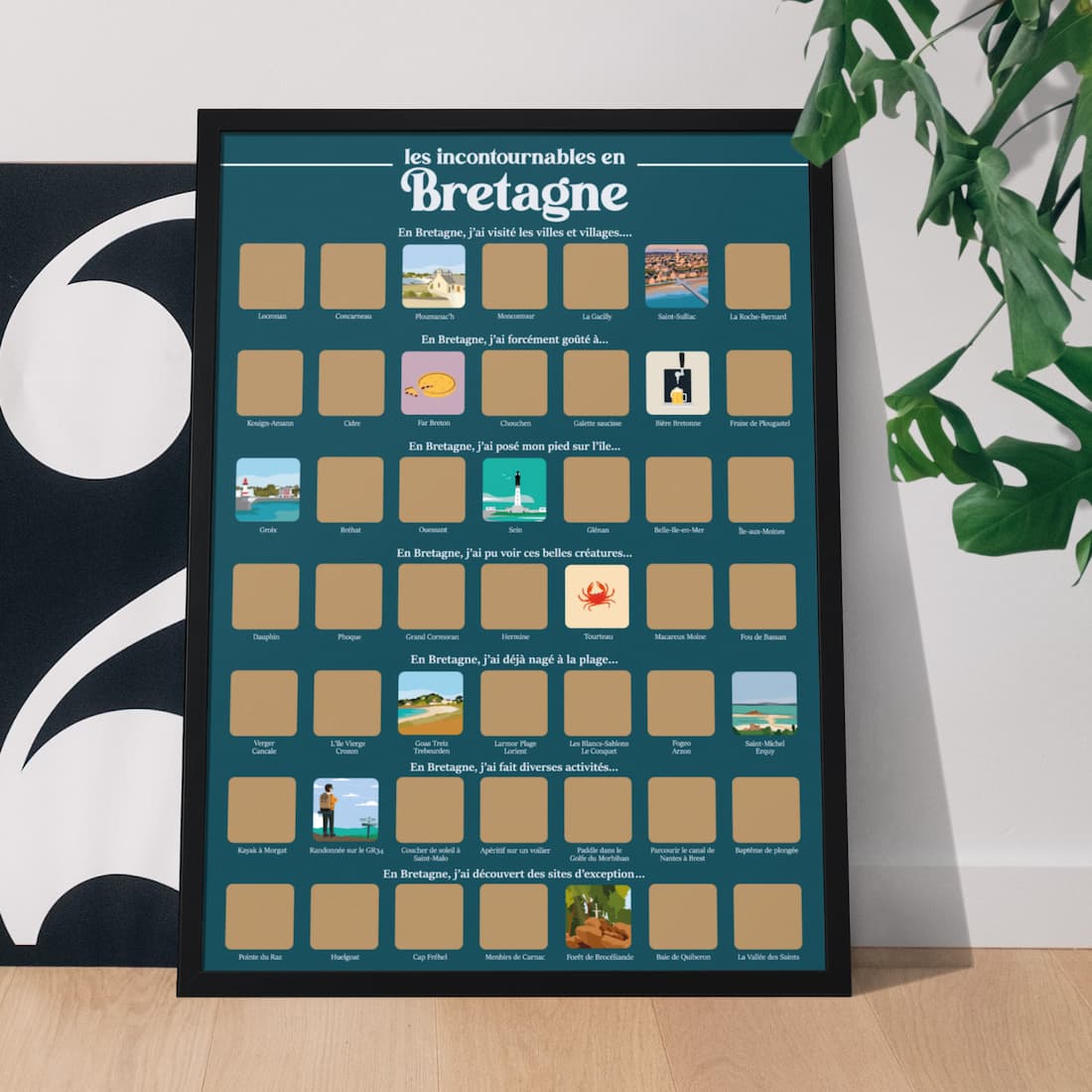 poster des bretons avec cases à gratter