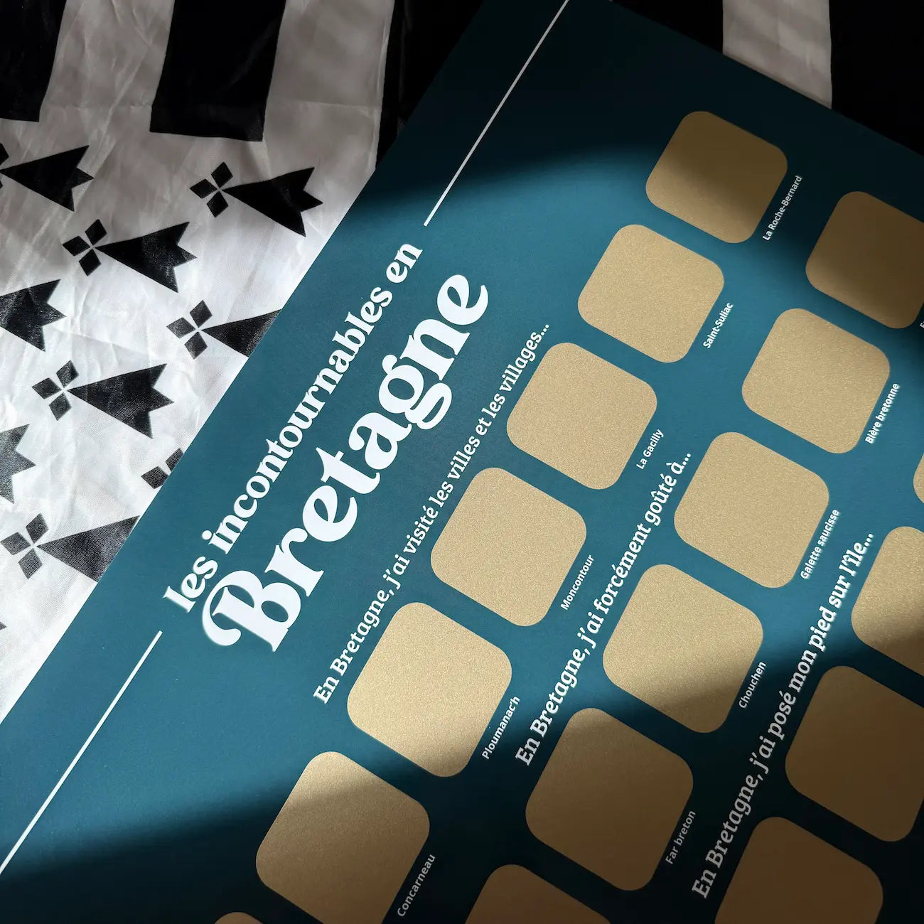 affiche souvenir Bretagne